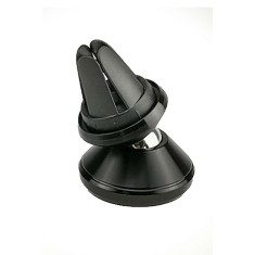 Suport auto magnetic cu rotire 360 grade V1 pentru telefon, Negru
