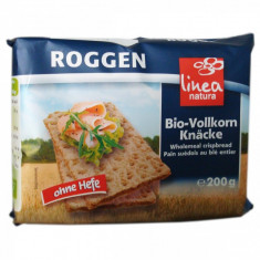 Paine bio crocanta din faina integrala de secara, 200g Linea Natura