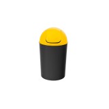 Cos gunoi, 12 litri, Flip Flap Delta , galben