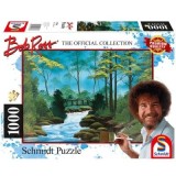 Puzzle 1000 piese, Bob Ross - Podul izolat, Schimdt