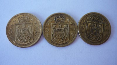 5 LEI 1930 3 BUC: PARIS, HEATON, KINGS NORTON. LOT (F29)*** foto