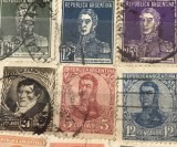 Timbre America Interbelica TMB1AMC Argentina serie/lot 6 - centavos