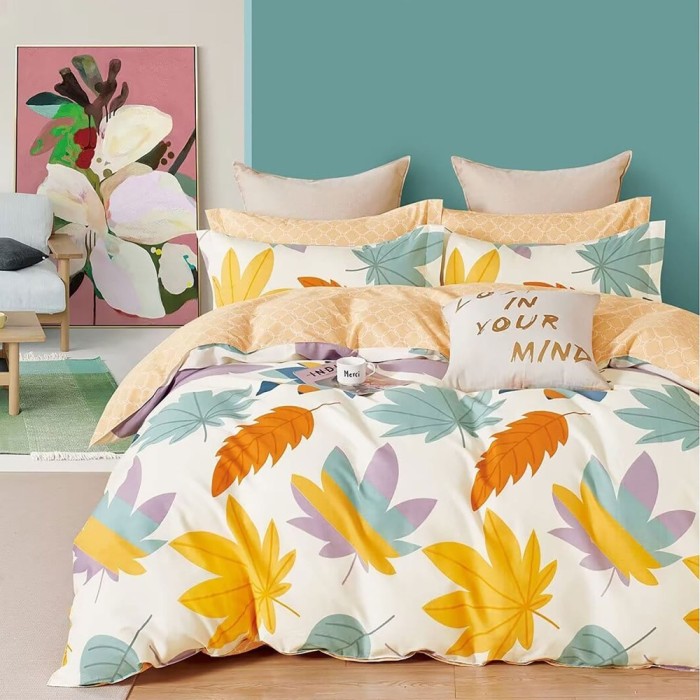 LENJERIE DE PAT PERCALLE IMPRIMAT (PRC78) - king size 6 piese