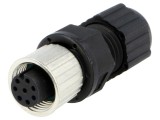 Conector M12 mamă pe cablu IP68