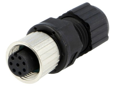 Conector M12 mamă pe cablu IP68 foto