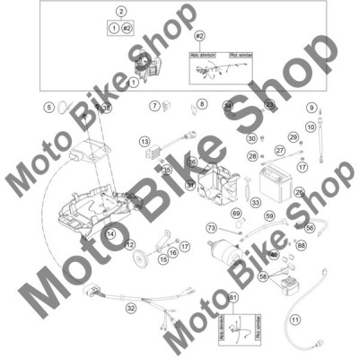 MBS Surub plastic K60X20 SW6 KTM EXC 125 2015 #32, Cod Produs: 0017060205KT foto