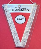 Fanion fotbal - Polivalente San Damaso (Regiunea Modena - Italia) - folie de protectie si dimensiuni 27x17 cm