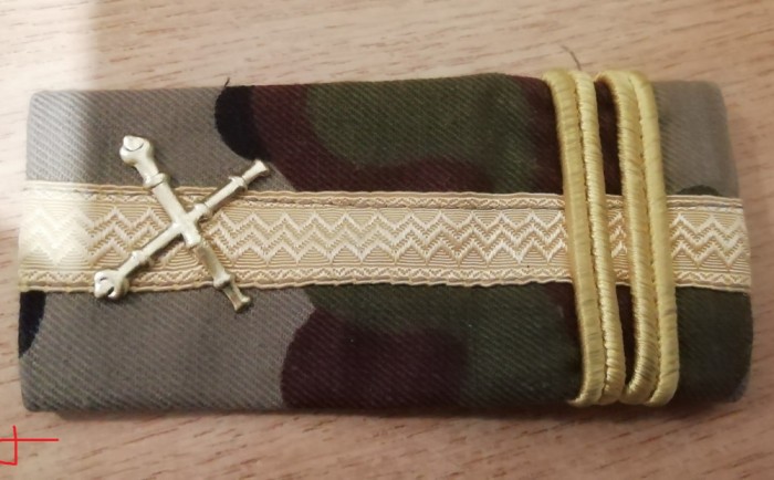 C3 - Grade militare - mozaic padure - locotenent colonel artilerie