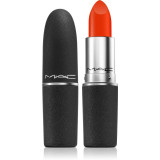 Cumpara ieftin MAC Cosmetics Powder Kiss Lipstick ruj mat culoare Style Shocked! 3 g