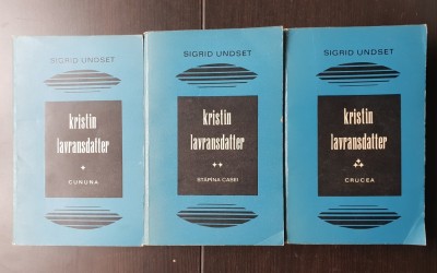 Kristin Lavransdatter - Sigrid Undset (3 vol.) foto