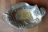 Bol Art Nouveau WMF-Plewkiewicz &amp; Co Varșovia, fabricat din alamă placată cu argint, după 1900