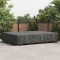 vidaXL Husă pentru mobilier de exterior Negru 400 x 300 x 70 cm 210D 4105870
