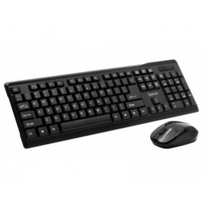 Kit mouse tastatura Spacer SPDS-1100 , Fara fir , USB Nano Receiver , Negru foto