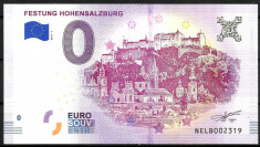 !!! 0 EURO SOUVENIR - AUSTRIA , SALZBURG , FORTAREATA - 2018.1 - UNC / IN SCAN foto