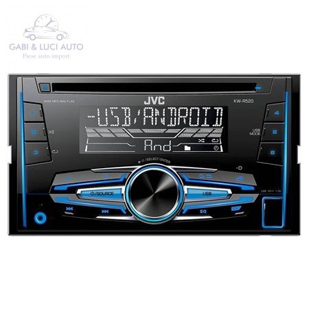 (JVC0071) RADIO CD PLAYER 2DIN 4X50W KW-R520 JVC (JVC0071) RADIO CD PLAYER 2DIN 4X50W KW-R520 JVC