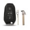 Carcasa cheie Peugeot 308, 508, Smartkey, Lamela HU83