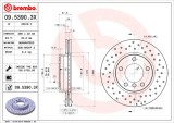 BREMBO 09.5390.3X XTRA LINE - Xtra Disc frana