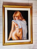 Tablou MARCO PANIELLO ( 1943 - 2005 ) - Nud _ ulei pe panza _ arta contemporana, Altul