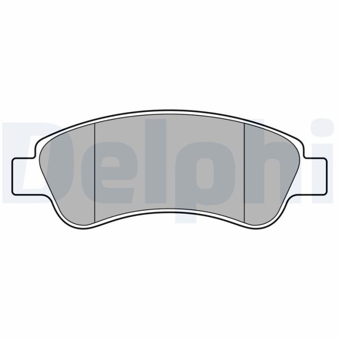 DELPHI LP3660 set placute frana,frana disc