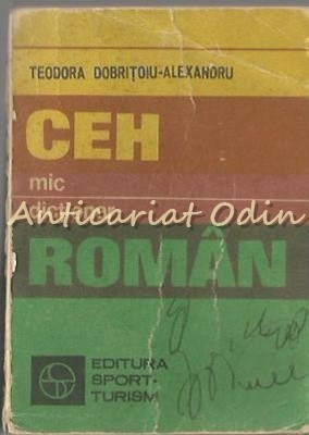 Mic Dictionar Ceh-Roman - Teodora Dobritoiu-Alexandru foto