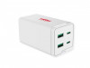 Incarcator priza 2 x USB type C + 2 x USB-A QC 3.0 120W, Roline 19.11.1056