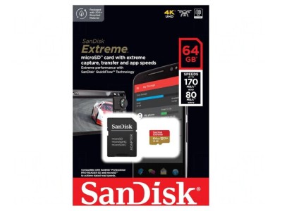 Card de memorie Extreme A2 microSDXC 170MB/s foto