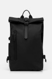 Rains rucsac Rolltop Rucksack Large W3 culoarea negru, mare, neted, 14590-01