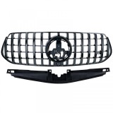 Grila sport radiator neagra lucioasa, potrivita pentru Mercedes GLE V167 Coupe C167 din 2023 cu design A Performance AutoTuning