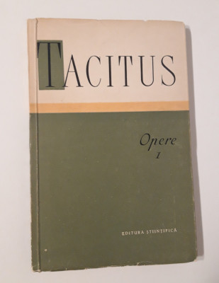 Tacitus Opere volum 1 foto