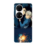 Husa compatibila cu Huawei Nova Y70 model Wizard Howl Howl&amp;#039;s Moving Castle, Silicon, TPU, Viceversa, Transparent, Carcasa