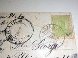 CARTE POSTALA / FELICITARE - STAMPILA BRAILA/ BUZAU 1903