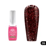 Ojă semipermanentă Red Flush Disco 8 ml, 06