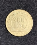 Moneda 200 lire 1977 Italia