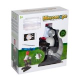 Microscop FamousKids&reg;, performanta 100X - 1200X, adaptat foto si video pe telefonul mobil
