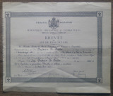 Brevet de sef de exploatare, specialitatea minelor de carbuni si minereuri/ 1930