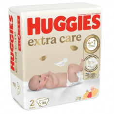 Huggies Scutece Huggies, Extra Care Convi, Nr 2, 3-6 kg, 24 buc