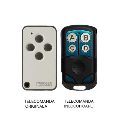 Telecomanda poarta garaj de 2 si 4 canale cod fix 433.92MHz Roger E80 compatibila cu originalul (845) foto