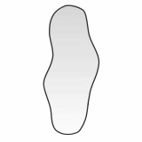 Cumpara ieftin Oglinda de perete, negru, 100x45 cm