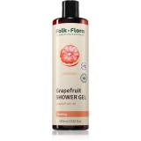 Folk &amp; Flora Grapefruit gel de dus revigorant 400 ml