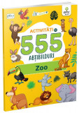 Activități cu 555 abțibilduri - Zoo. Stick it! - Paperback brosat - *** - Gama Junior