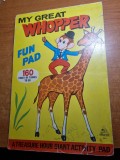 Carte pentru copii - my great whopper - fun pad - 160 pag