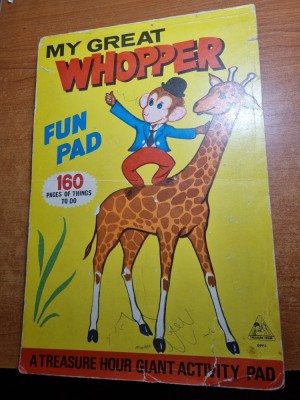carte pentru copii - my great whopper - fun pad - 160 pag foto