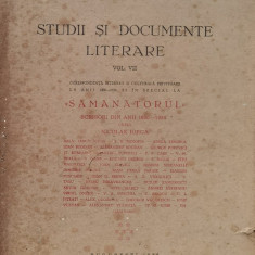 Studii Si Documente Literare Vol. 7 - I. E. Toroutiu ,557644