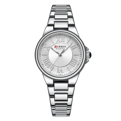 Ceas dama de mana Curren Casual Elegant Fashion Analog Quartz Argintiu foto