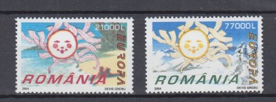 ROMANIA 2004 LP 1638 EUROPA 2004 - VACANTA SERIE MNH foto
