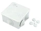 Carcasă cutie de conexiuni 80x80x40mm pentru perete