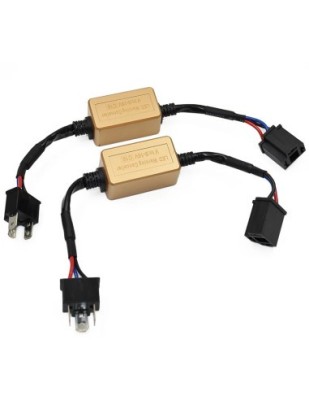 Set 2 anulatoare eroare becuri LED H4 12V foto