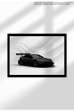 Poster Canvas cu Mașină Sport - Print Digital - 1543 M4 DTM 2015 Race Car - Black - front | A3 (29.7 x 42 cm)