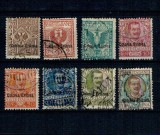 Eritrea Italiana 1903 - Uzuale, Mi.No.19-24, 26, 28 stampilate