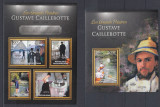 R.Centrafricana - Pictura - GUSTAVE CAILLEBOTTE - BL + KB - MNH - MI. 30 Eur.